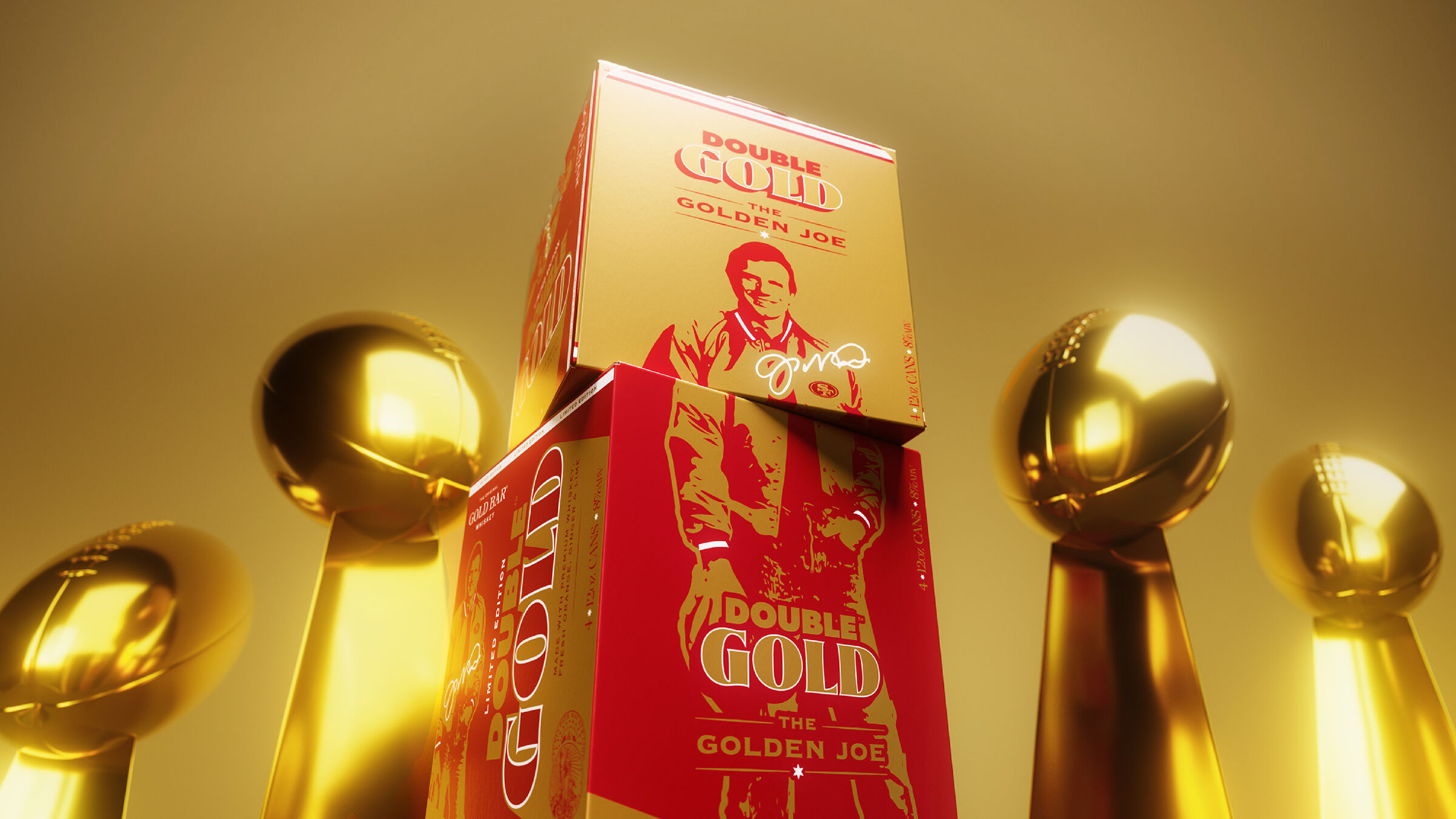 Thirst Launches Gold Bar Whiskey’s First-ever RTD, ‘Double Gold,’ in Collaboration With Hall of Fame Quarterback and 49ers Legend Joe Montana