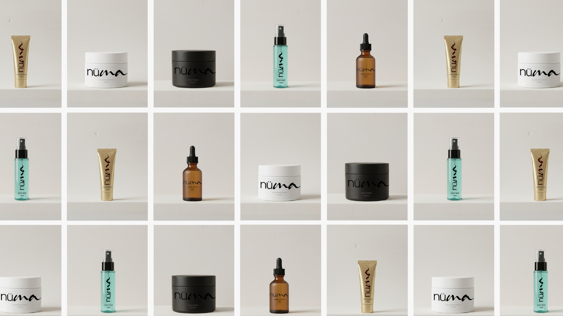 Affogato Brand Design Brings Stillness and Flow to Life Through Nüma