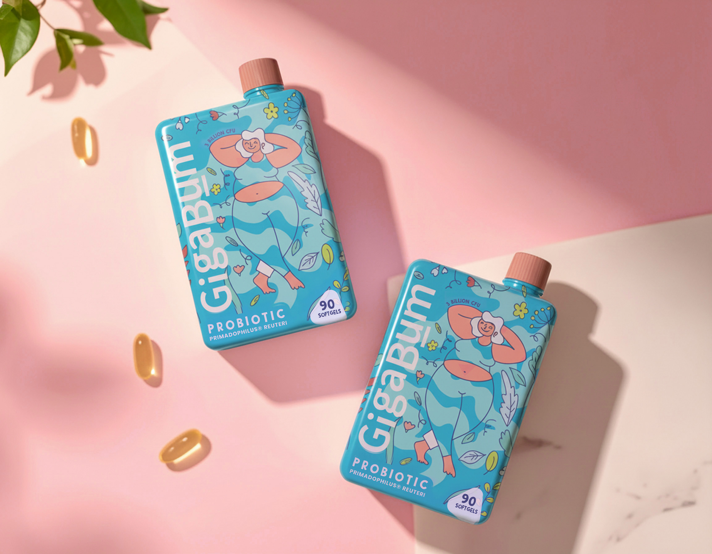 Studio Zak Delivers an Expressive Visual World for Gigabum, Turning Gut Health Into Something Joyful and Human