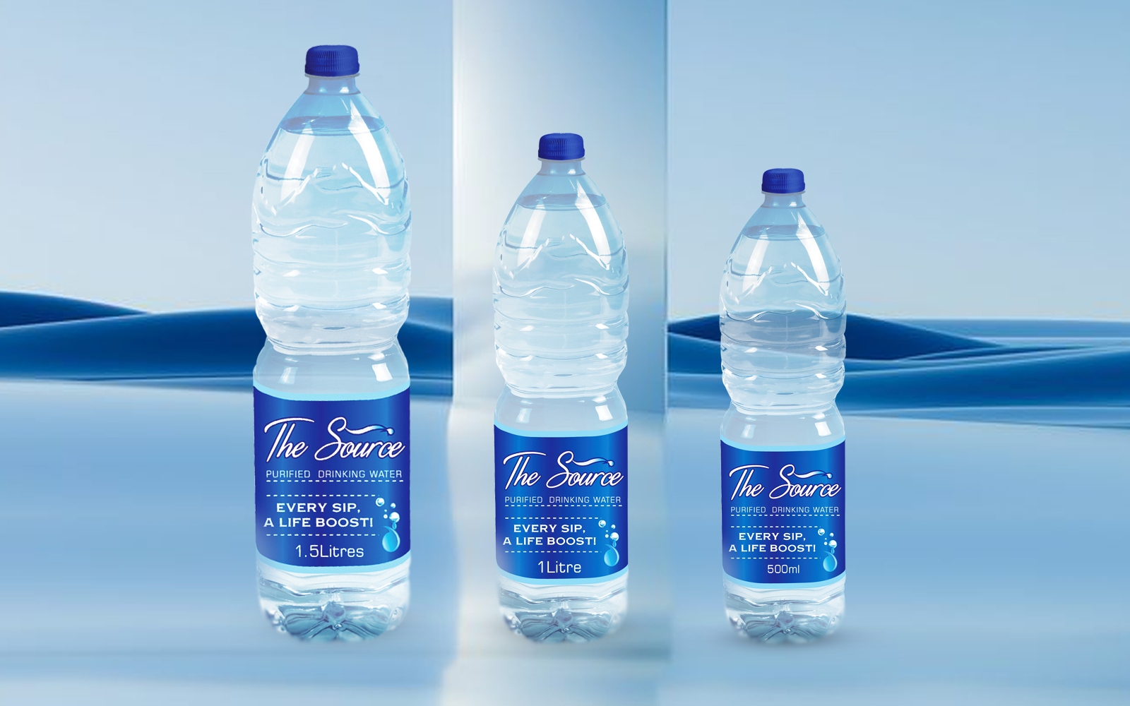 Mineral Water Label Designing and Packaging Design by Label Gurus Designs