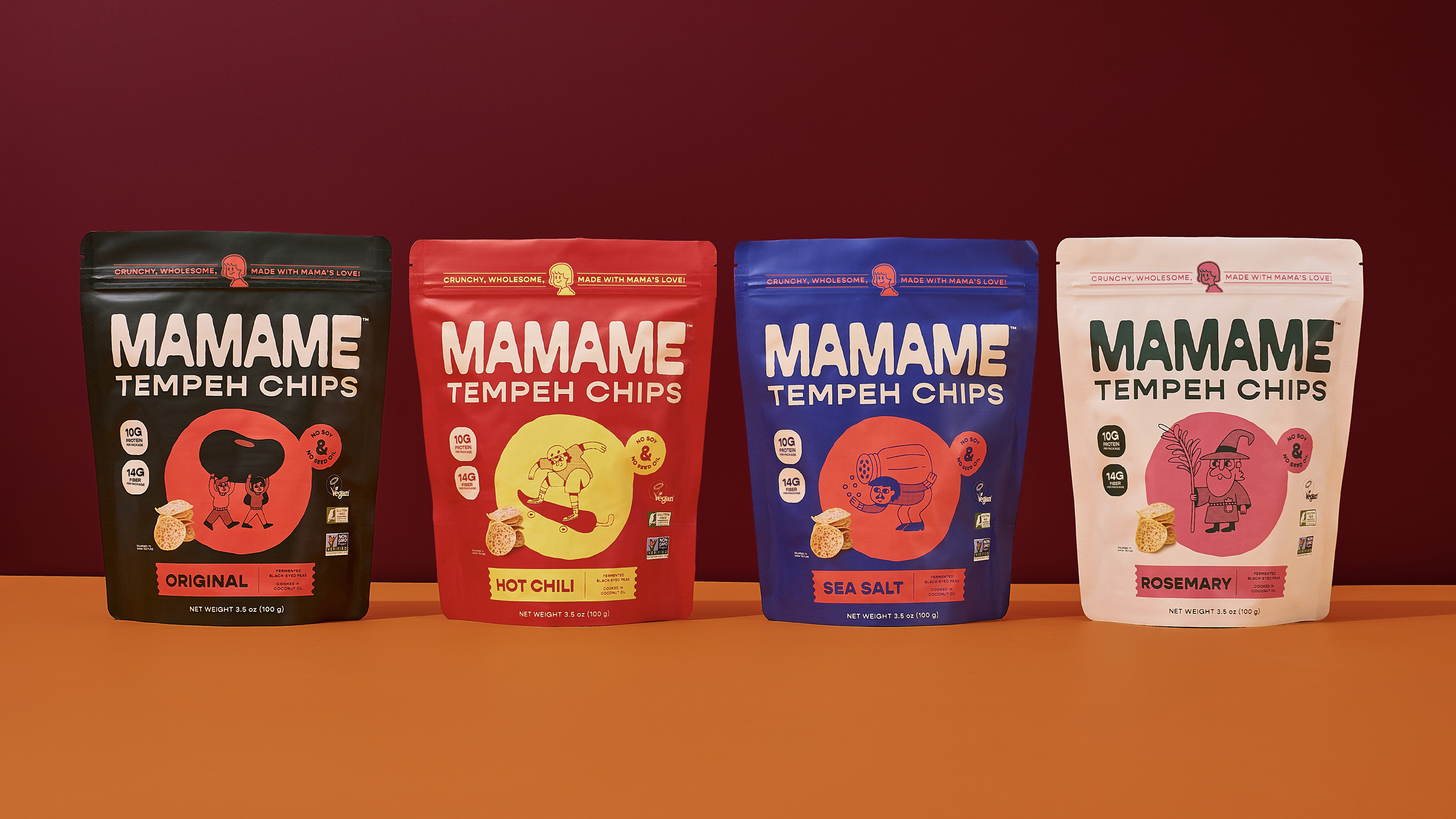 Mamame Brand identity and Packaging Design Created by Steven Roberts