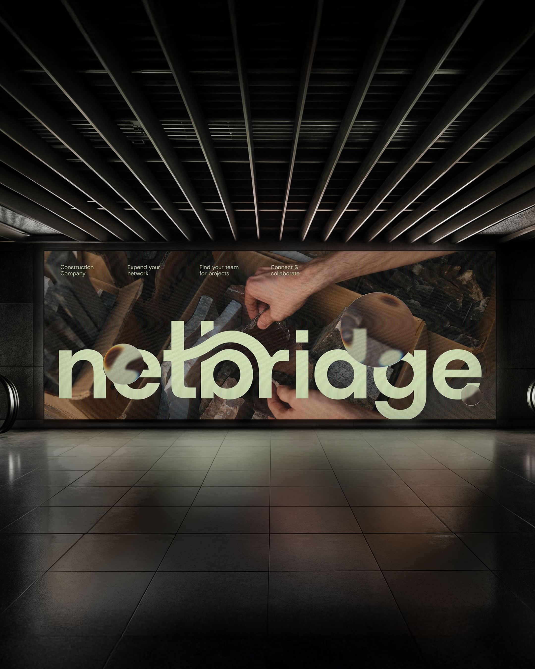 Brand Identity for a Hire Platform Netbridge by Deka Agency