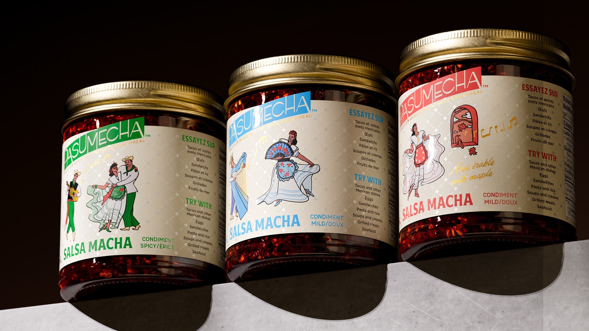 Studio Pulp & Pixel Captures the Spirit of Veracruz in Pasumecha’s Modern Salsa Macha Packaging