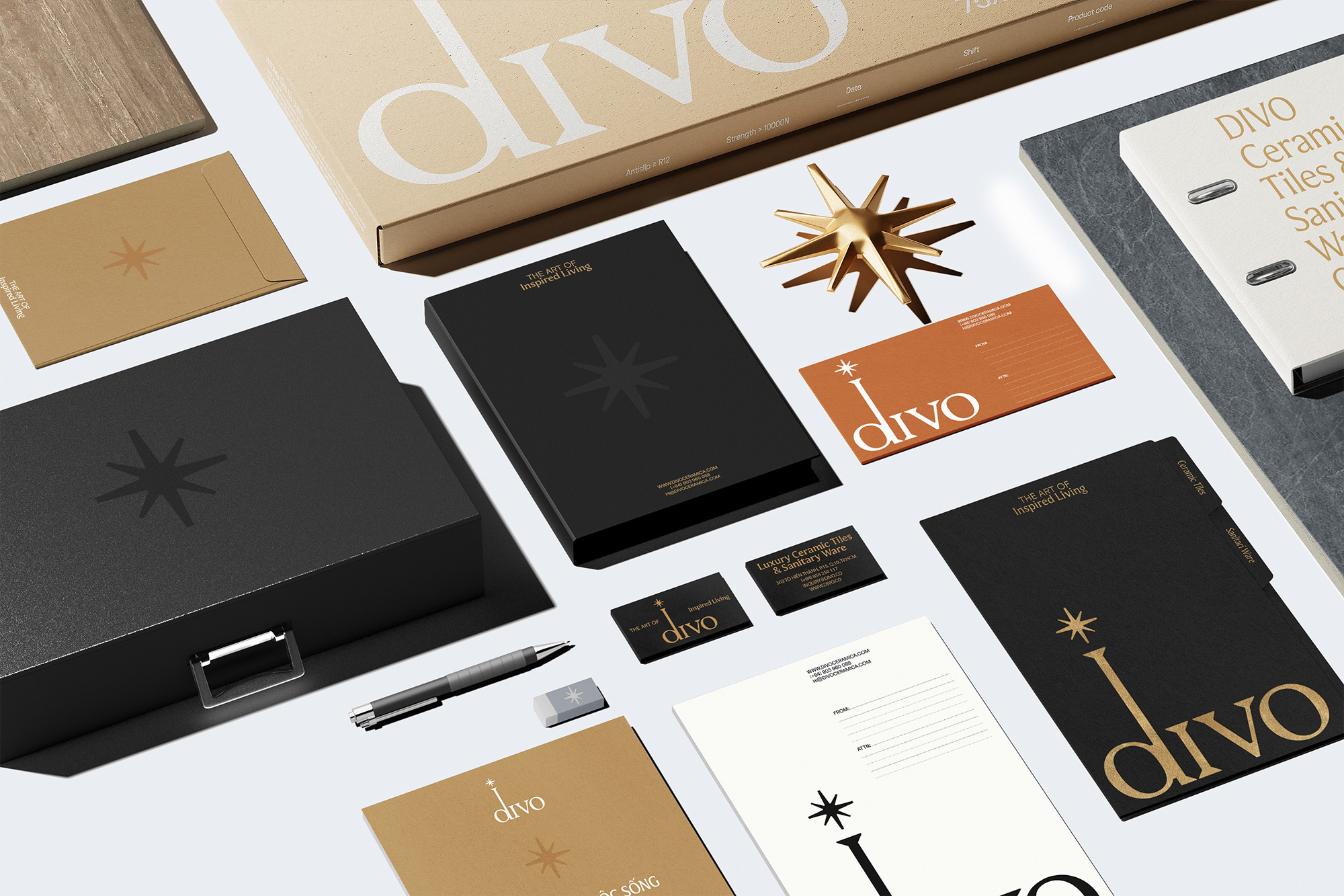 Divo Ceramica The Art of Inspired Living Identity by xolve branding