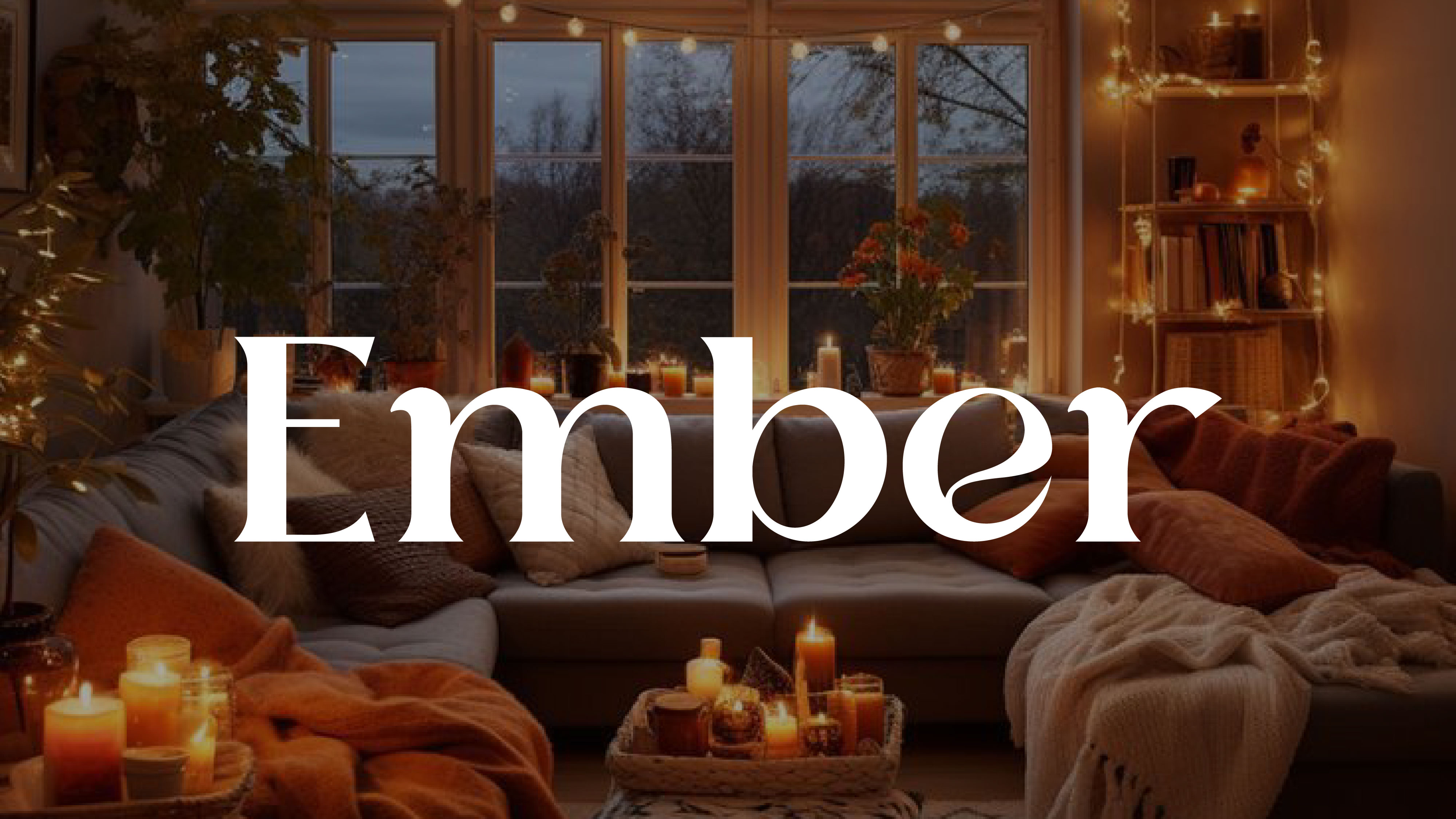 Ember – Scented Candles Branding & Packaging Design by Kimjal Jain