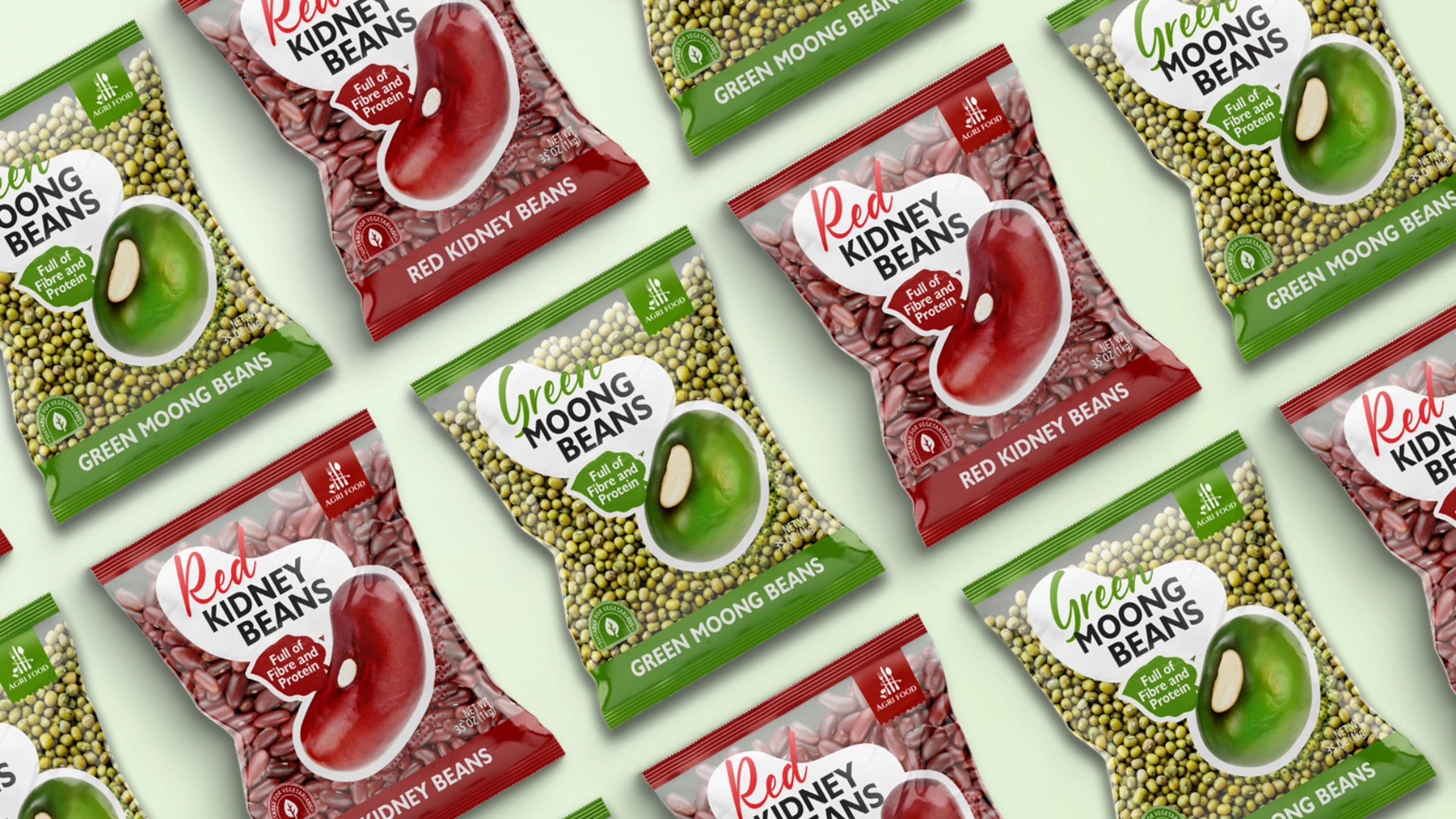 Agri Food – European Packaging Design for Pulses from Uzbekistan by Minim Design