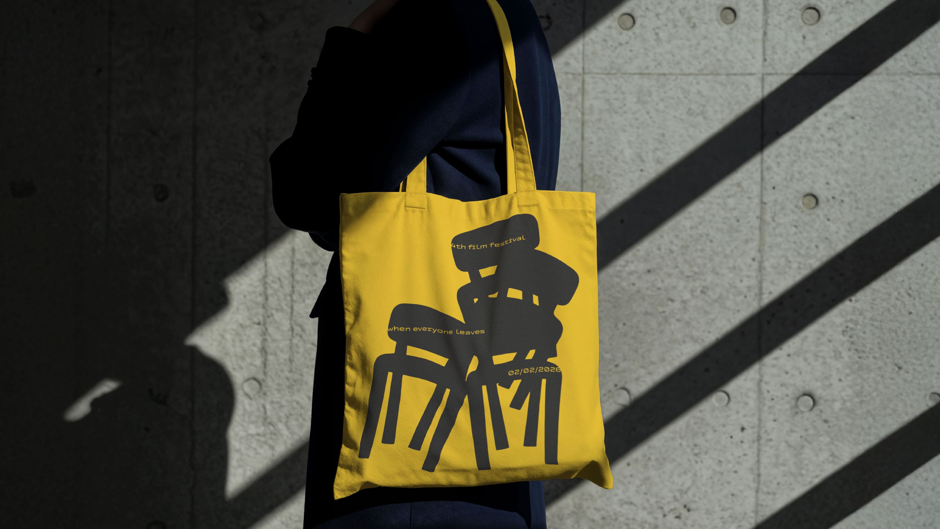 Eva Chistyakova Interprets When Everyone Leaves Through a Striking Visual Identity for the Festival