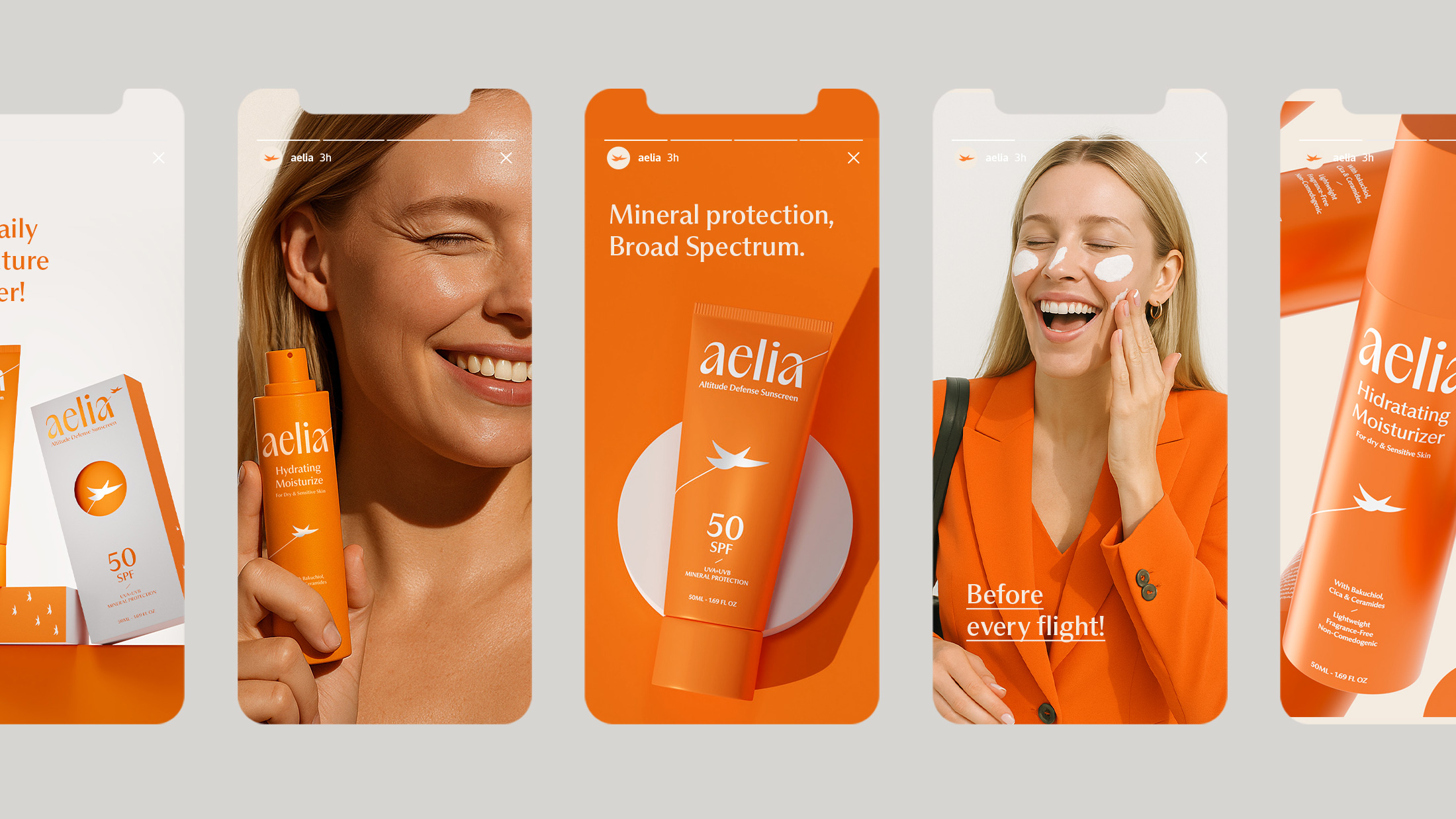 Dhyogouveia Design Reimagines Aelia Skincare with a Modern Aviation-Inspired Identity