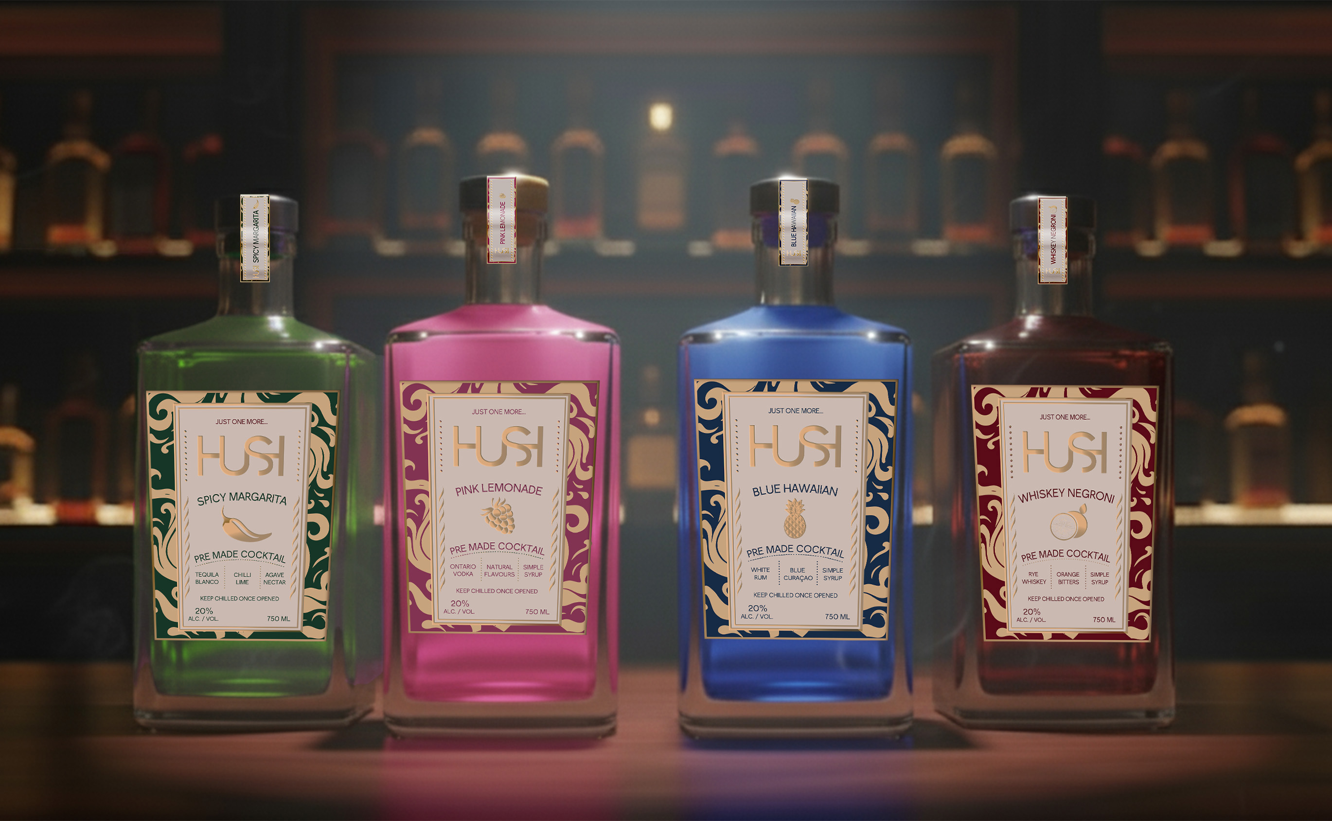 Ciara Donnelly Designs Redefines Hush Cocktails with a Premium Identity That Glows with Modern Elegance