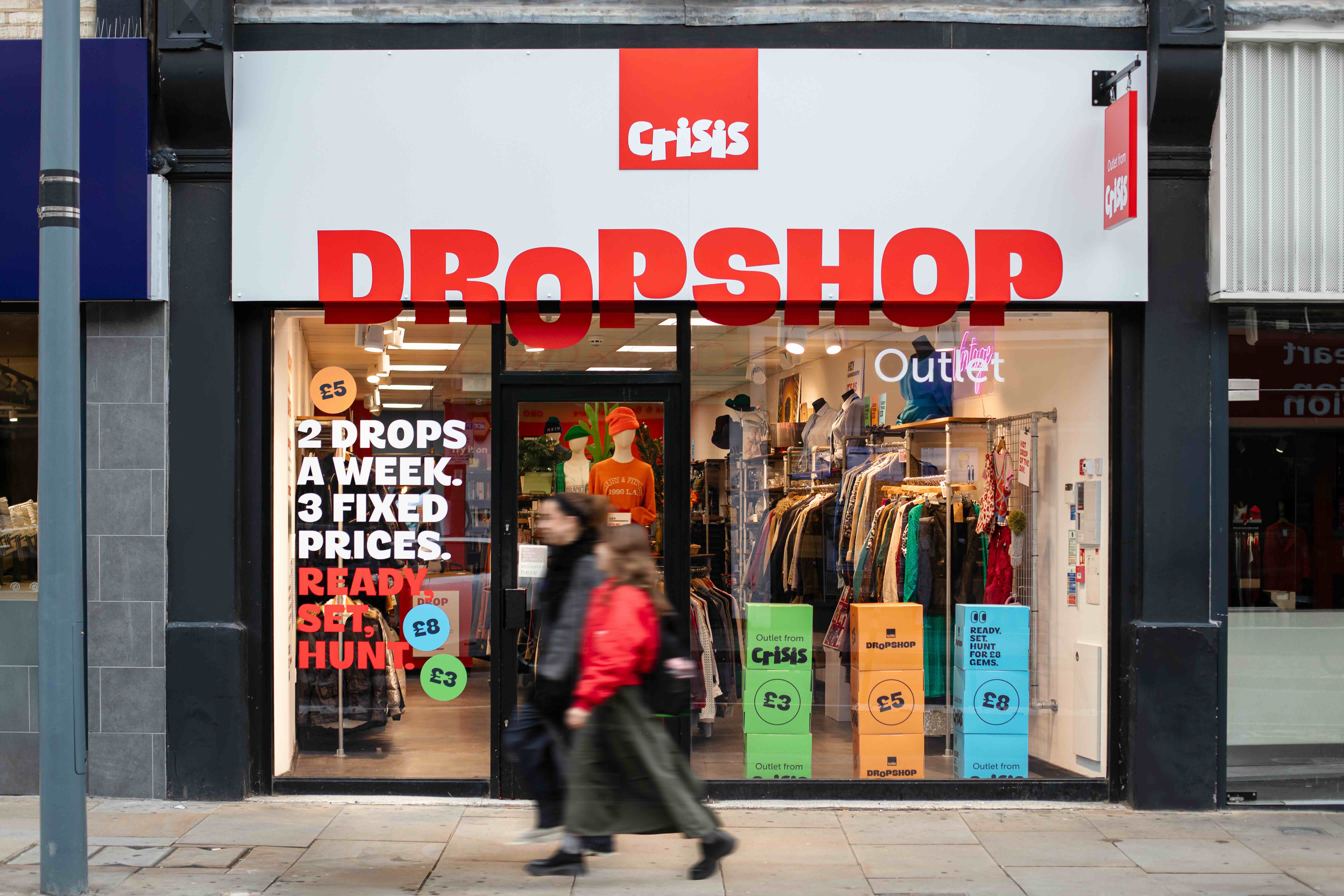 Crisis Launches Dropshop: A Revamp of their Outlet Store in Partnership with Dalziel & Pow