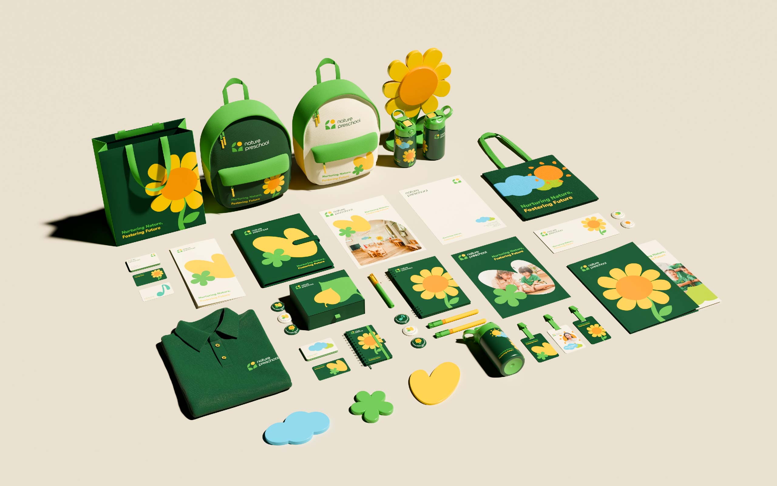 NaturePreschool Brand Identity by Tree Creative