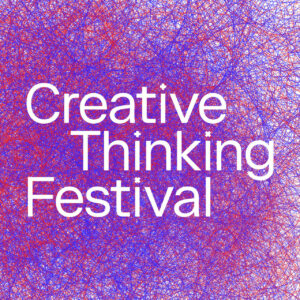 Kirsten Murray Brings a Dynamic Red-and-Blue Design Language to the Creative Thinking Festival to Celebrate Collaboration and Diverse Perspectives