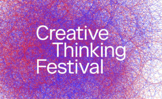 Kirsten Murray Brings a Dynamic Red-and-Blue Design Language to the Creative Thinking Festival to Celebrate Collaboration and Diverse Perspectives
