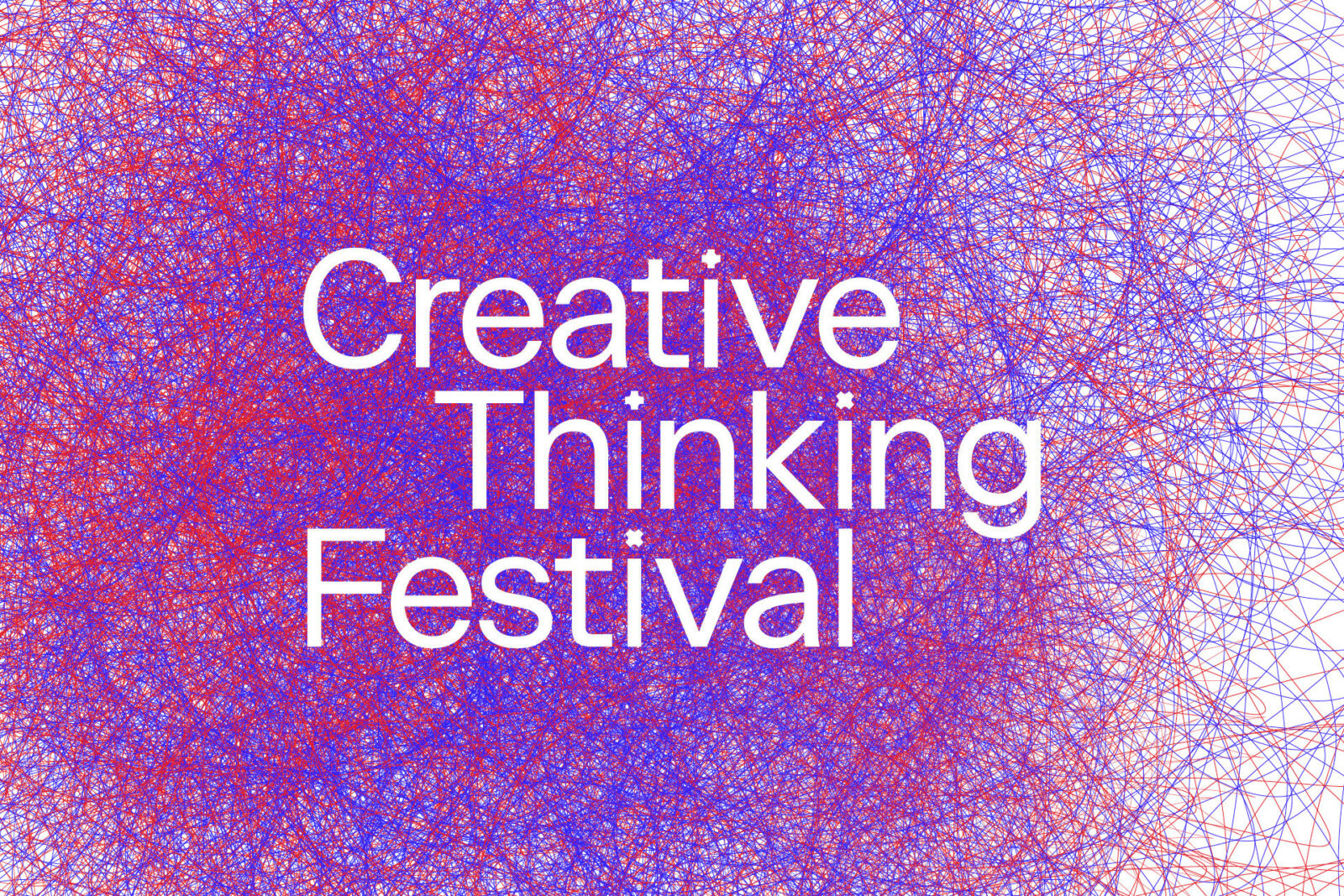 Kirsten Murray Brings a Dynamic Red-and-Blue Design Language to the Creative Thinking Festival to Celebrate Collaboration and Diverse Perspectives