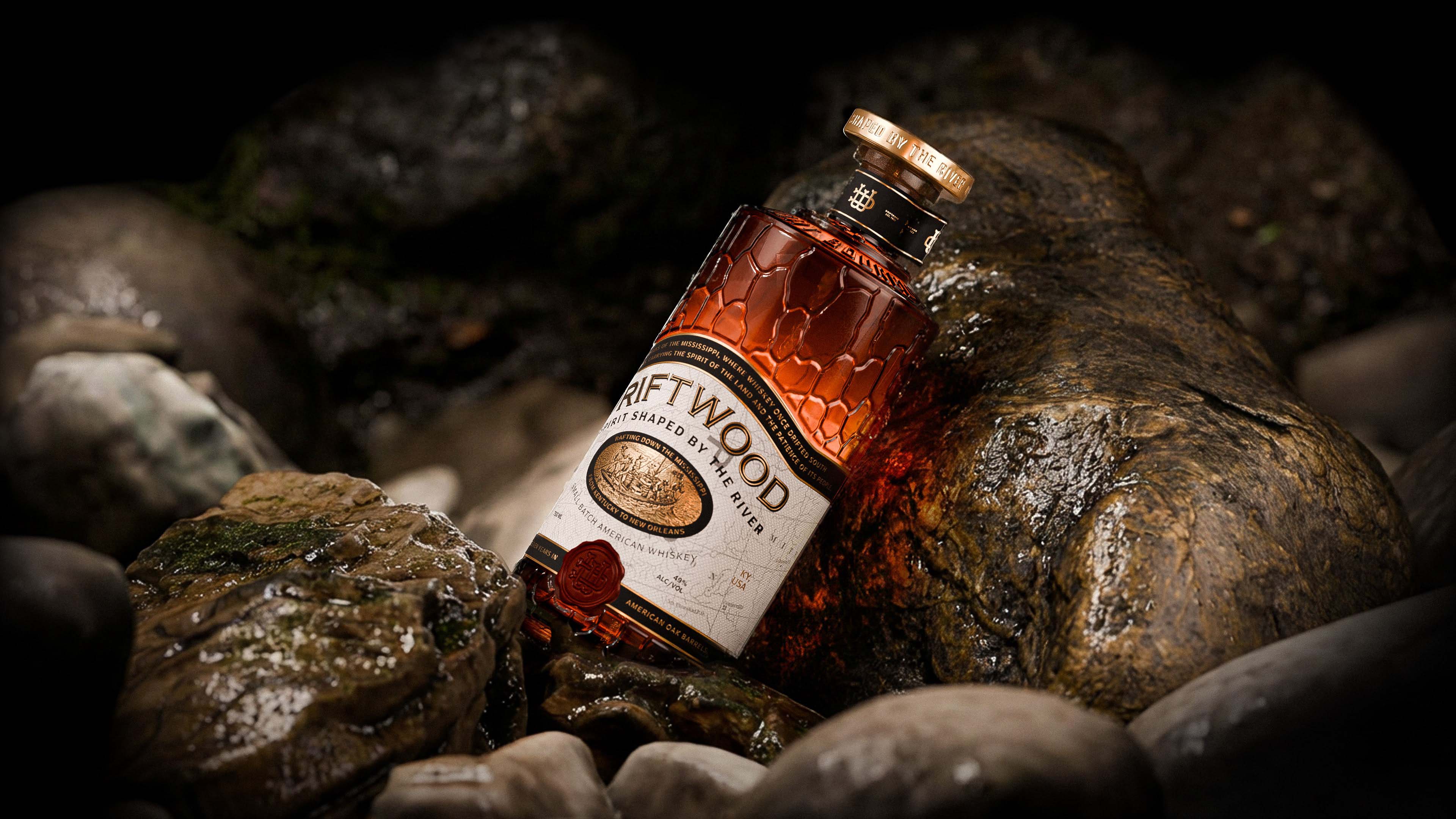 Driftwood Whiskey Channels the Mississippi River’s Legacy Through Design by Alliron Studio