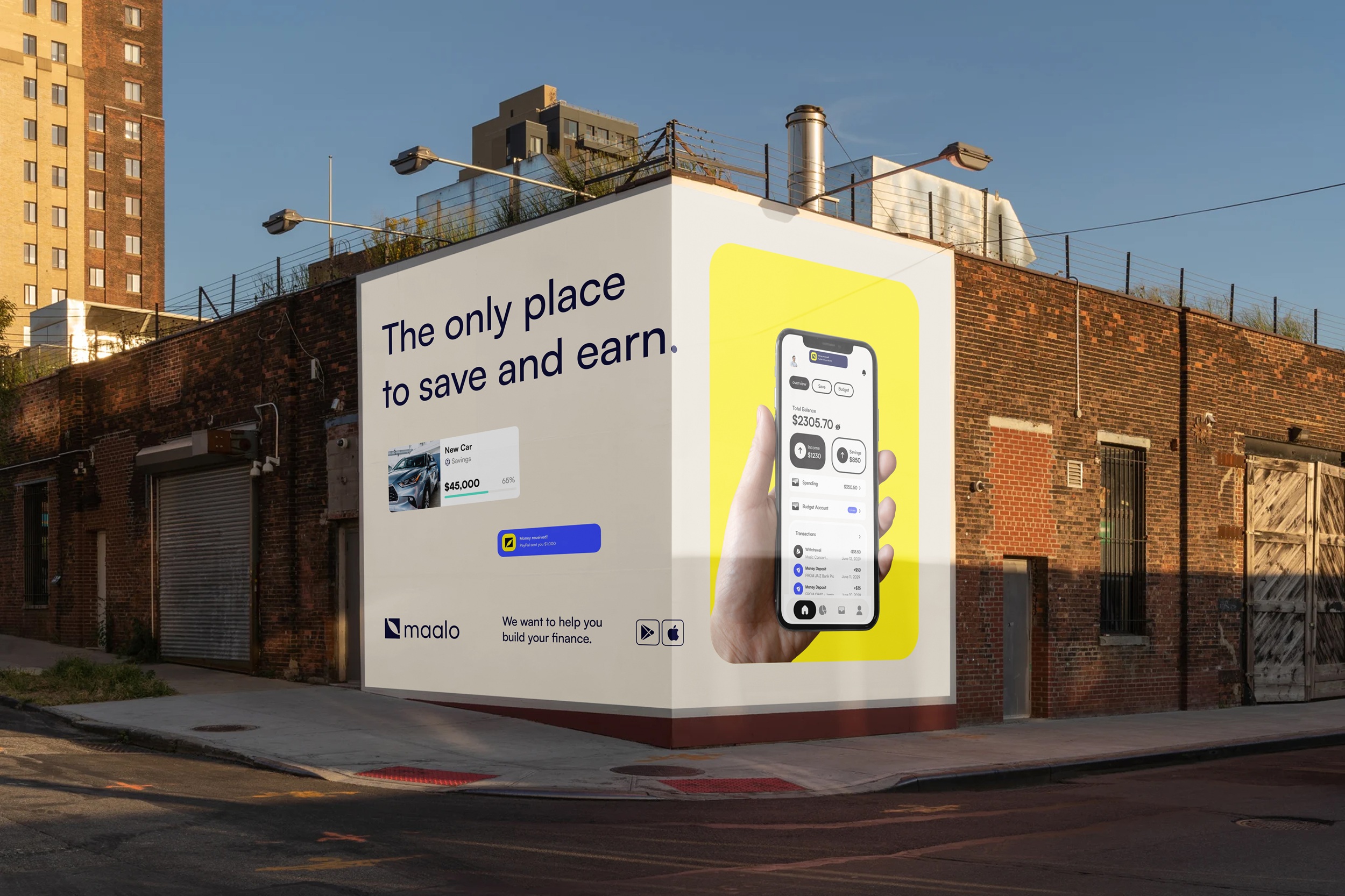 Maalo Fintech Brand Identity by Blocwise