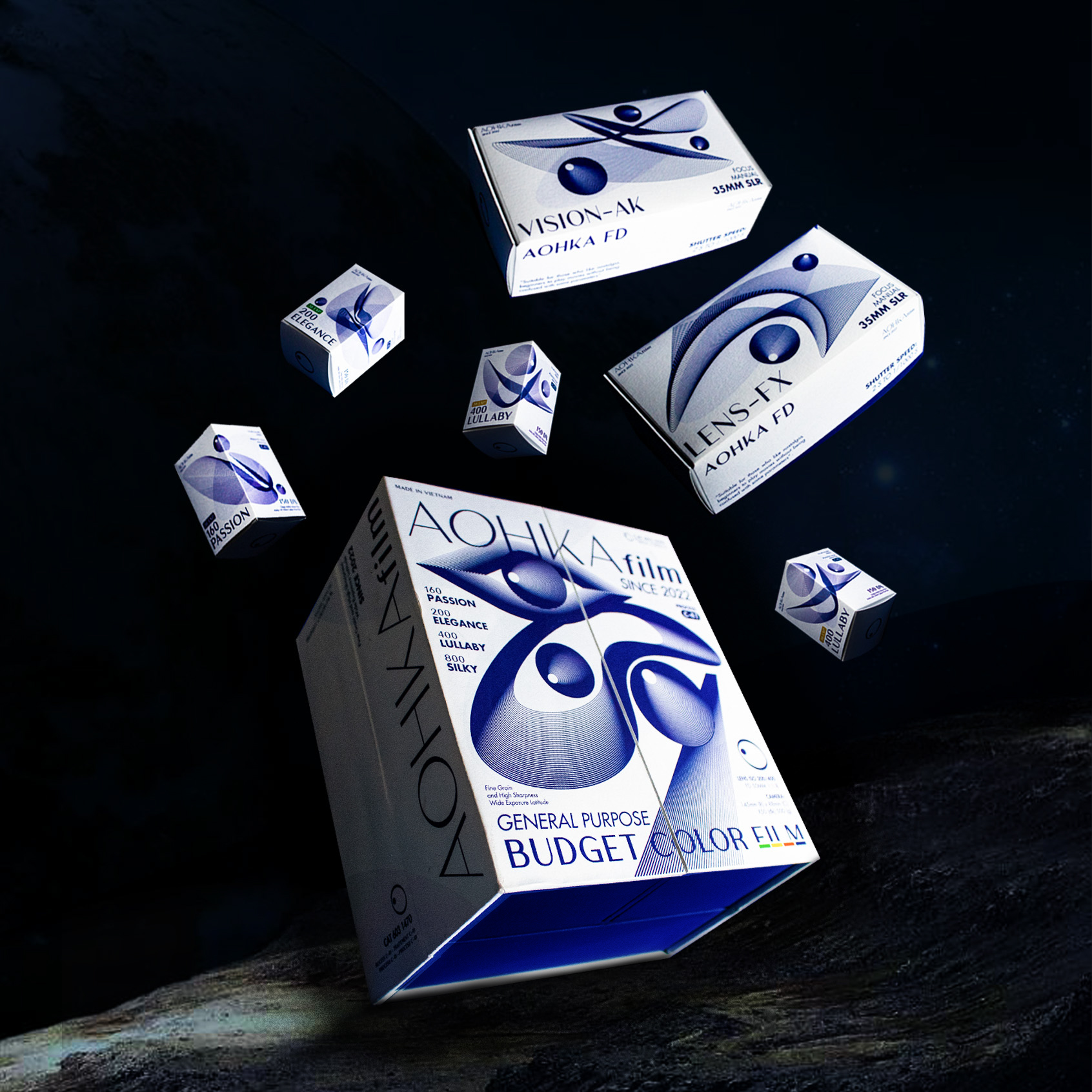 AOHKAfilm — A Contemporary Film Packaging Exploration by Khoart Studio