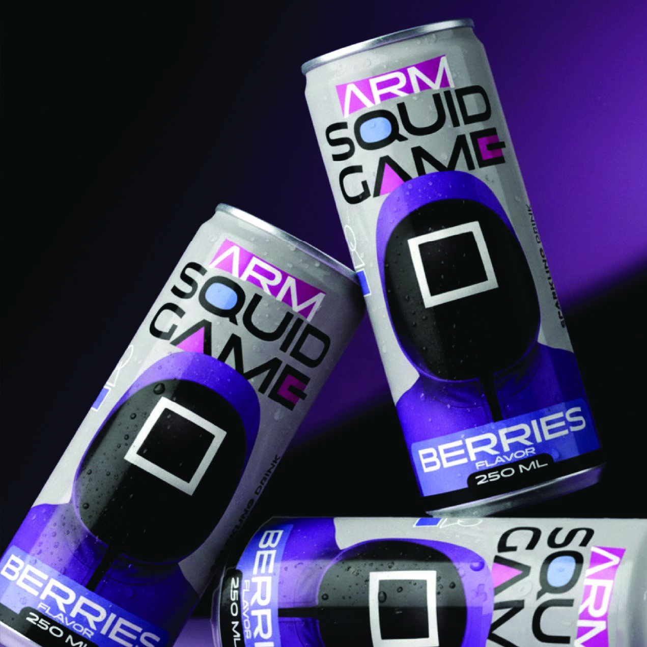 ARM Squid Game: Limited Edition Sparkling Drinks by Alex Simonyan