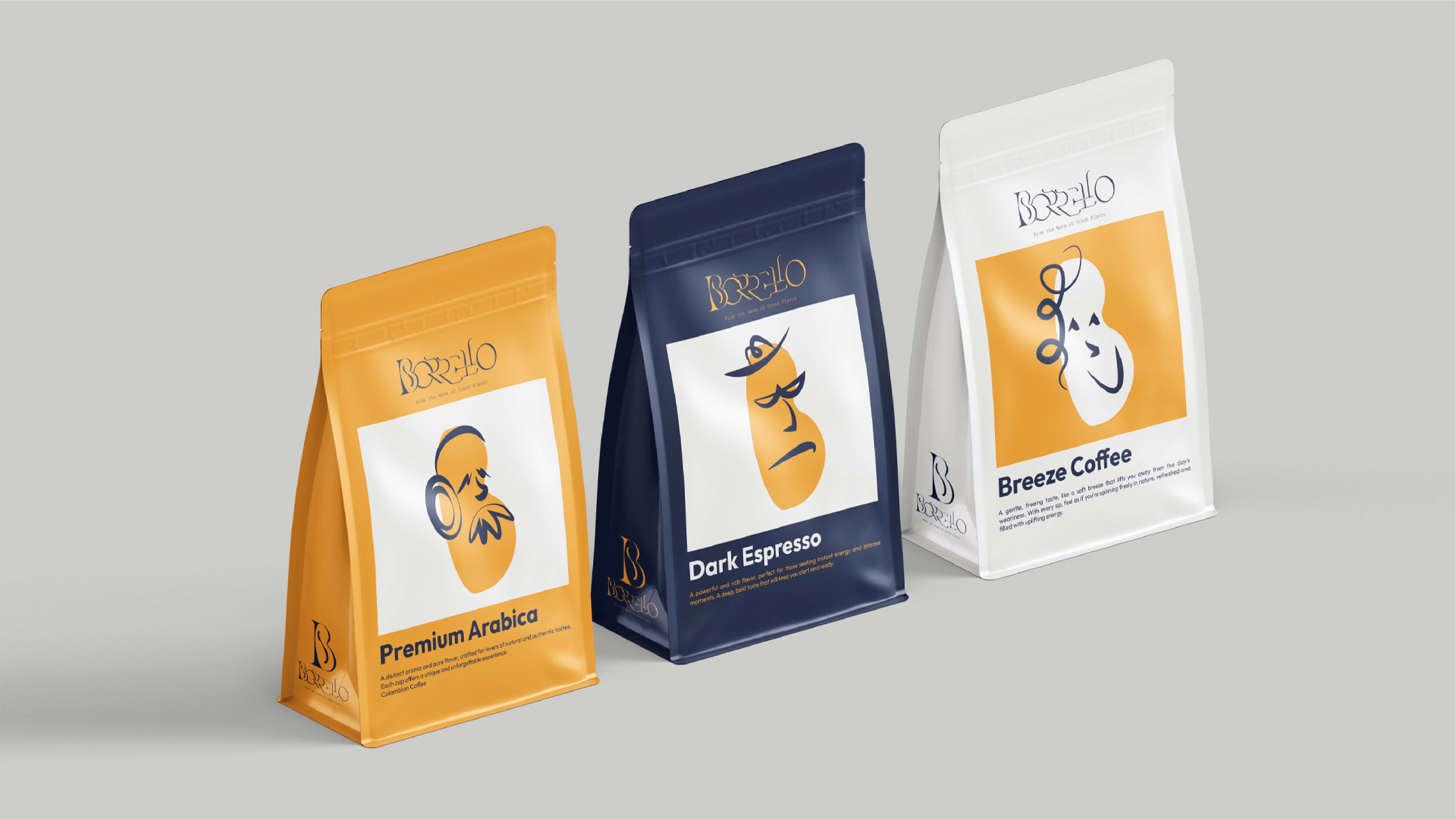 Borrello Coffee Brand Identity and Packaging Design َby Acore