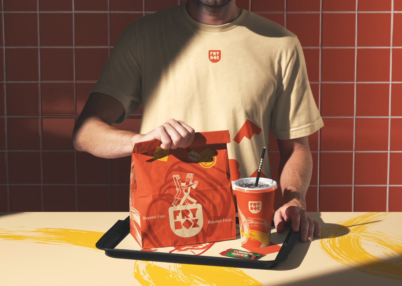 Agi Haxhimurati LLC Shapes a Modern Fast-Food Identity Centered on Fry Box
