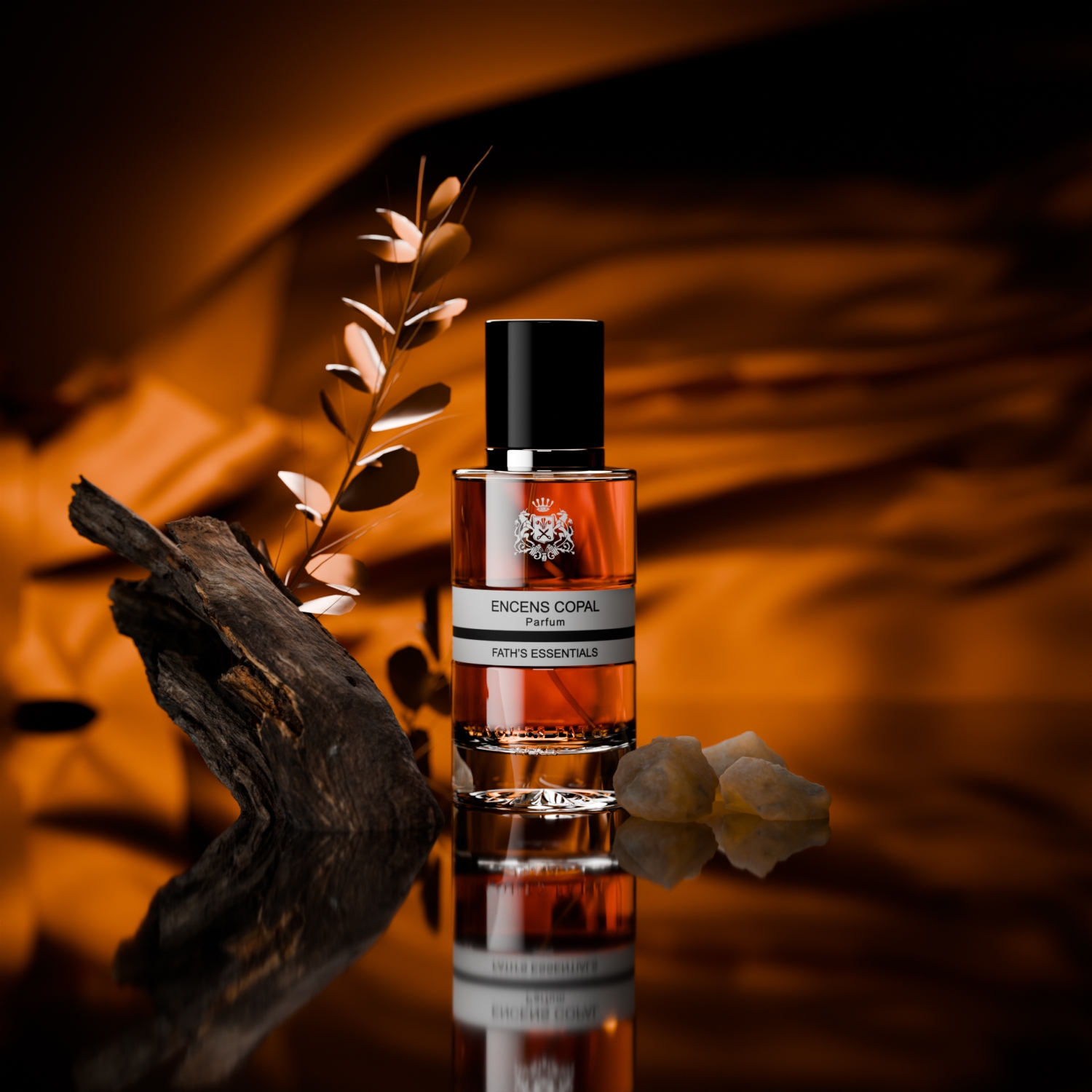 A Sacred Scent Made Visible: Encens Copal Product Visualisation by Pixready