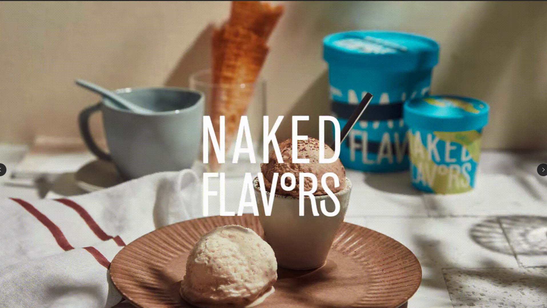 Naked Flavors by NAR8 Turns Gelato Packaging Into a Neo-Brutalist Design Statement