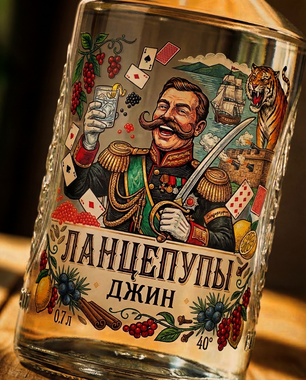 Marketing Agency DVIGA Channels Frontier Mythology Into the Lantsepupy Gin Identity