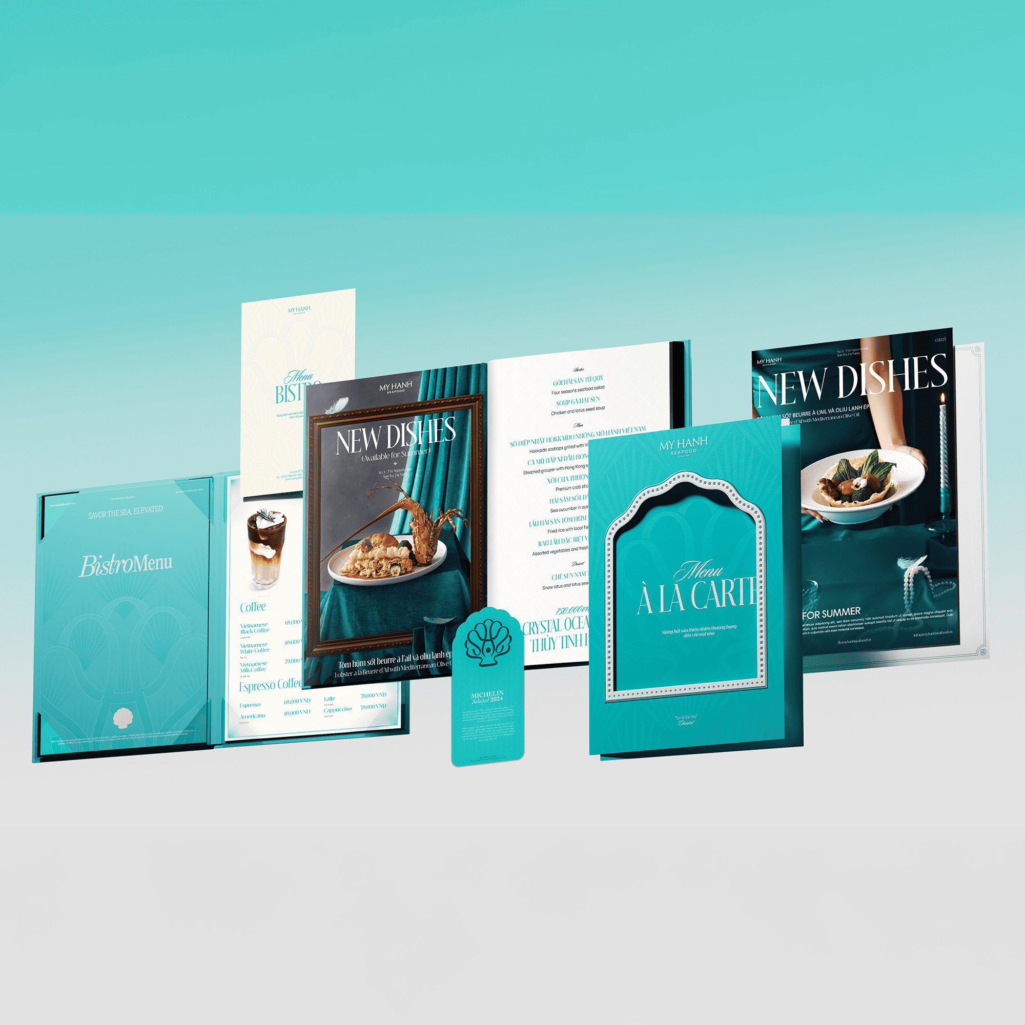 My Hanh Seafood Restaurant Brand Identity Rebranding by Merdes Creative