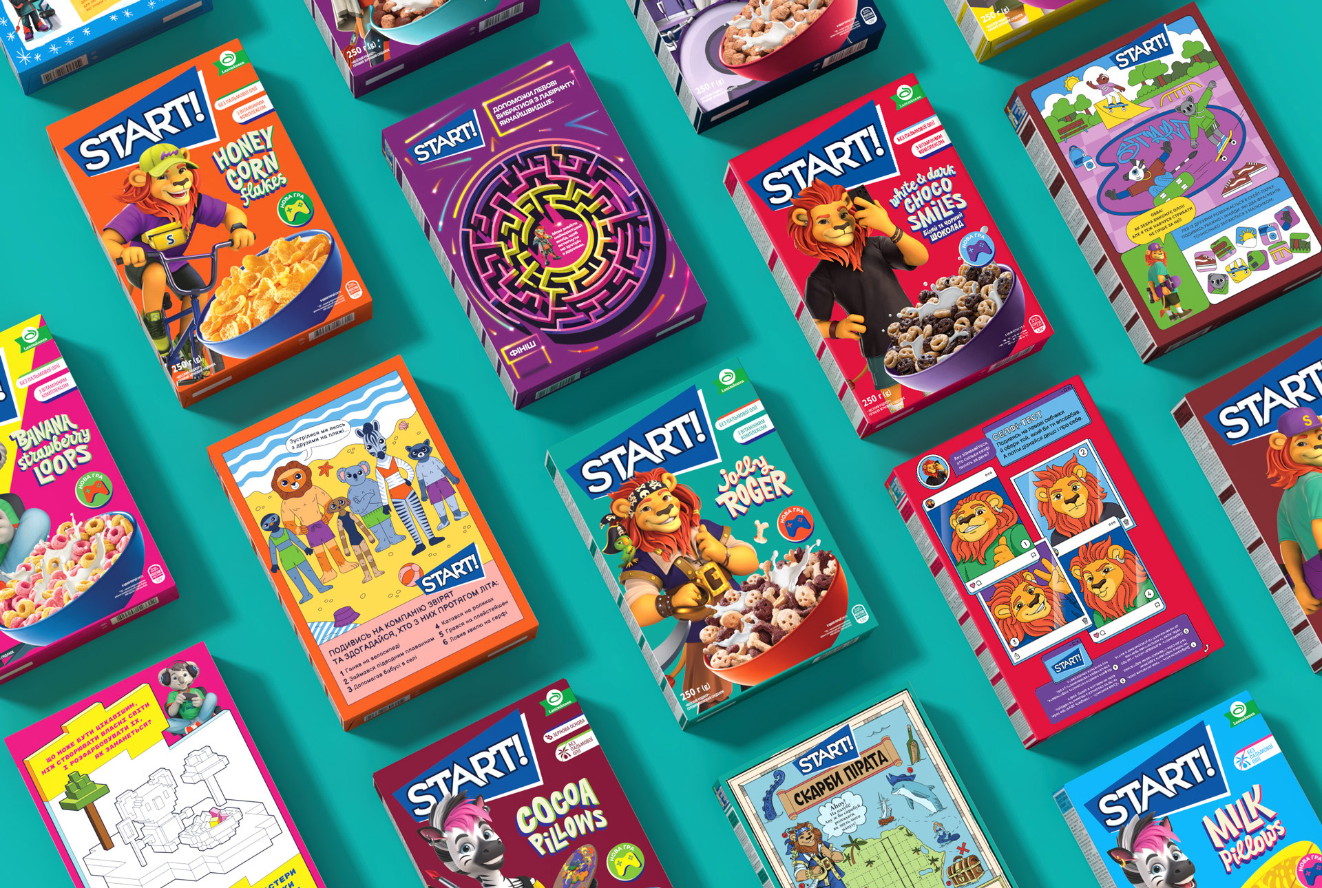 Dozen Agency Recharges START with a Playful, Game-Ready Packaging Identity for a New Generation