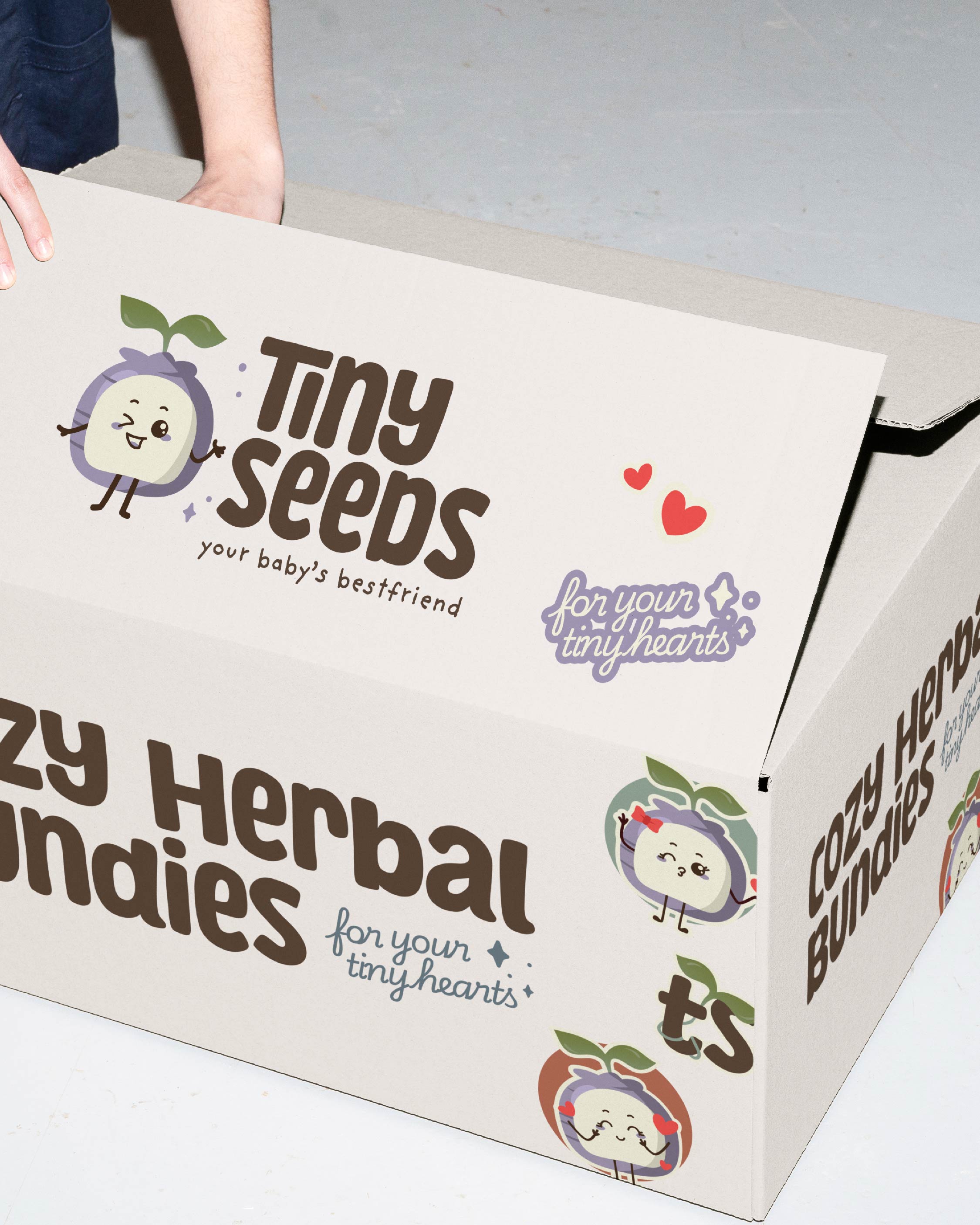 Tiny Seeds Baby Herbal-Wear Brand Identity by Designs by Maria