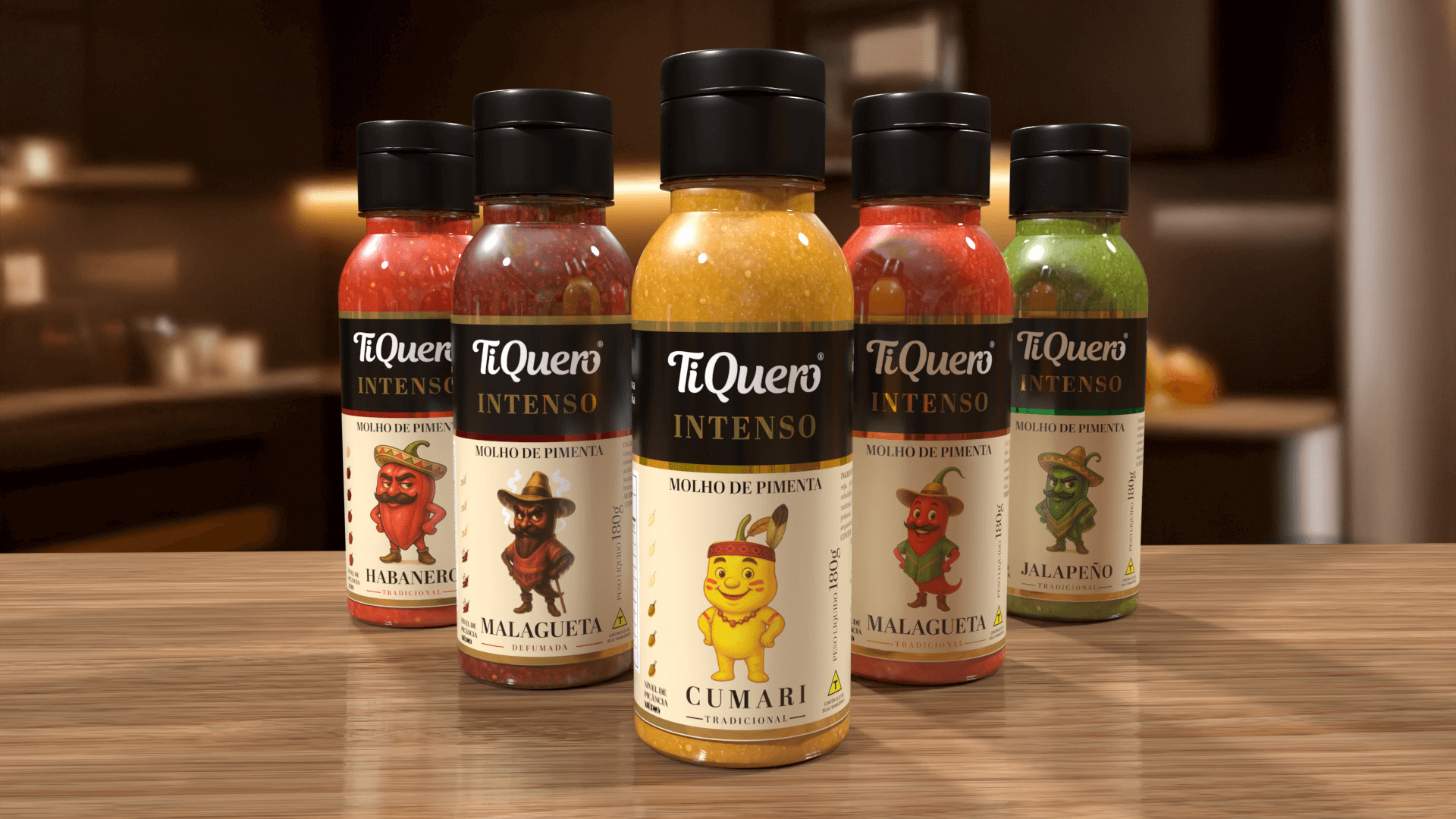 TiQuero Hot Sauce Packaging Redesign by Habm Design