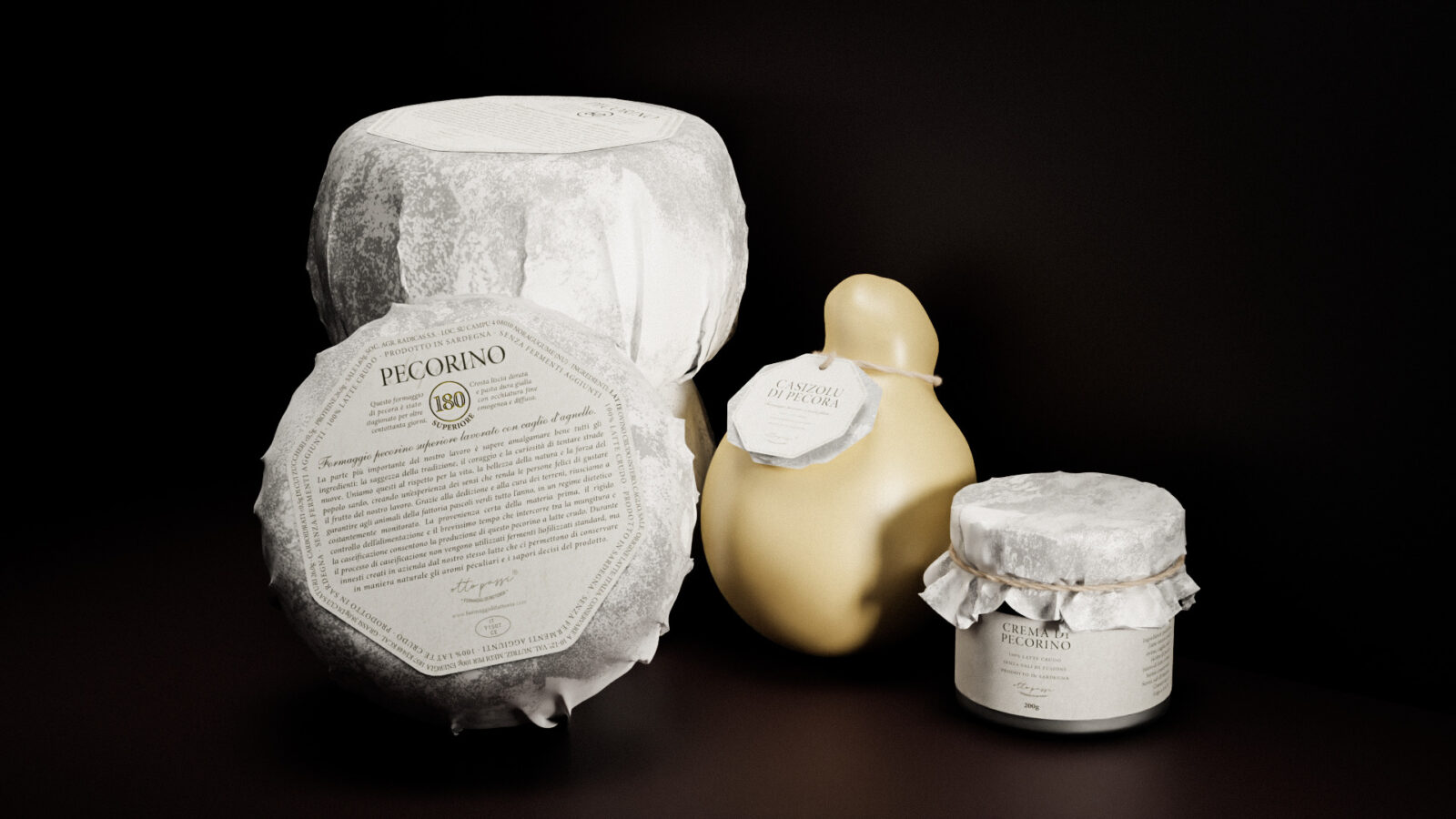 Mood Packaging Designs Azienda Agricola 8 Passi Farmhouse Cheeses With a Refined Organic Packaging System