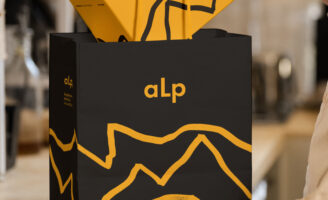 aLp – A Contemporary Swiss Cafè Identity and Packaging Design by Student Emil Khusnutdinov