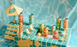 Heat Wave by Student Aubrey Lauer Brings a Sun-Soaked Visual Identity to Ready to Drink Cocktails