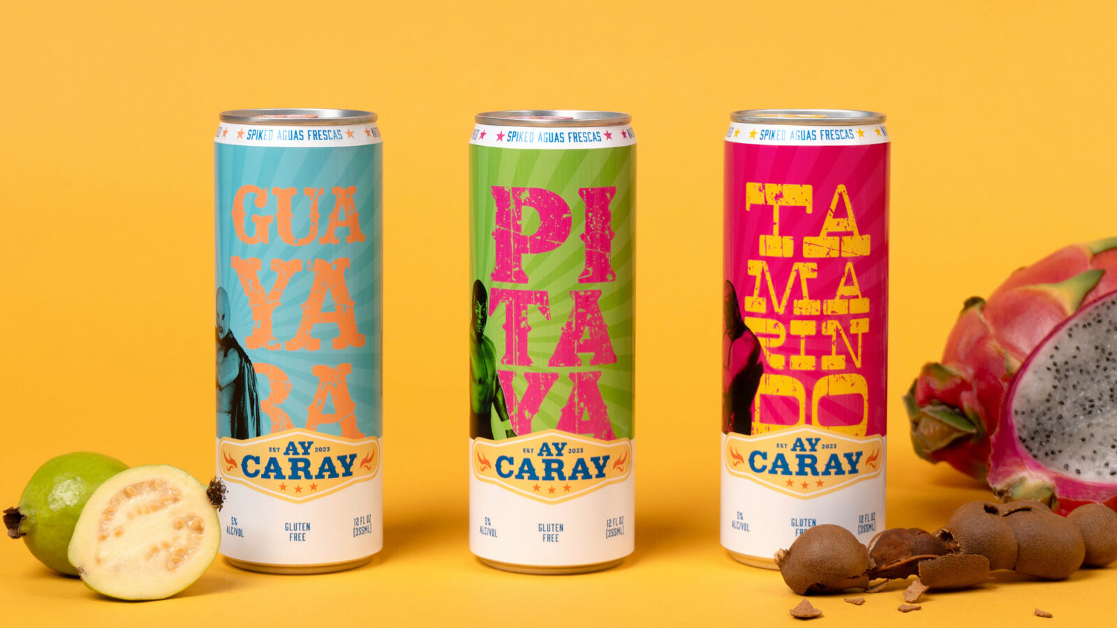 Marlene Arias Leon Designs Ay Caray as a Lucha Libre Inspired Tequila Aguas Frescas Brand