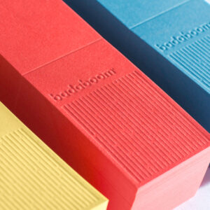 Kind Shapes Badaboom Through Sensory Design, Soft Typography, and Responsible Materials