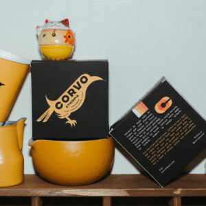 Ceren Burcu Turkan Unveils Corvo House Through a Minimalist Coffee Identity and Striking Packaging Design