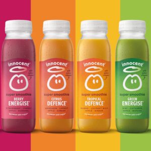 Innocent Super Smoothies Redesign by Derek&Eric