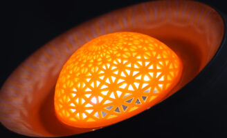 Viridiana Figueroa Designs Eclissi as a Sculptural Bluetooth Speaker With Light and Atmosphere