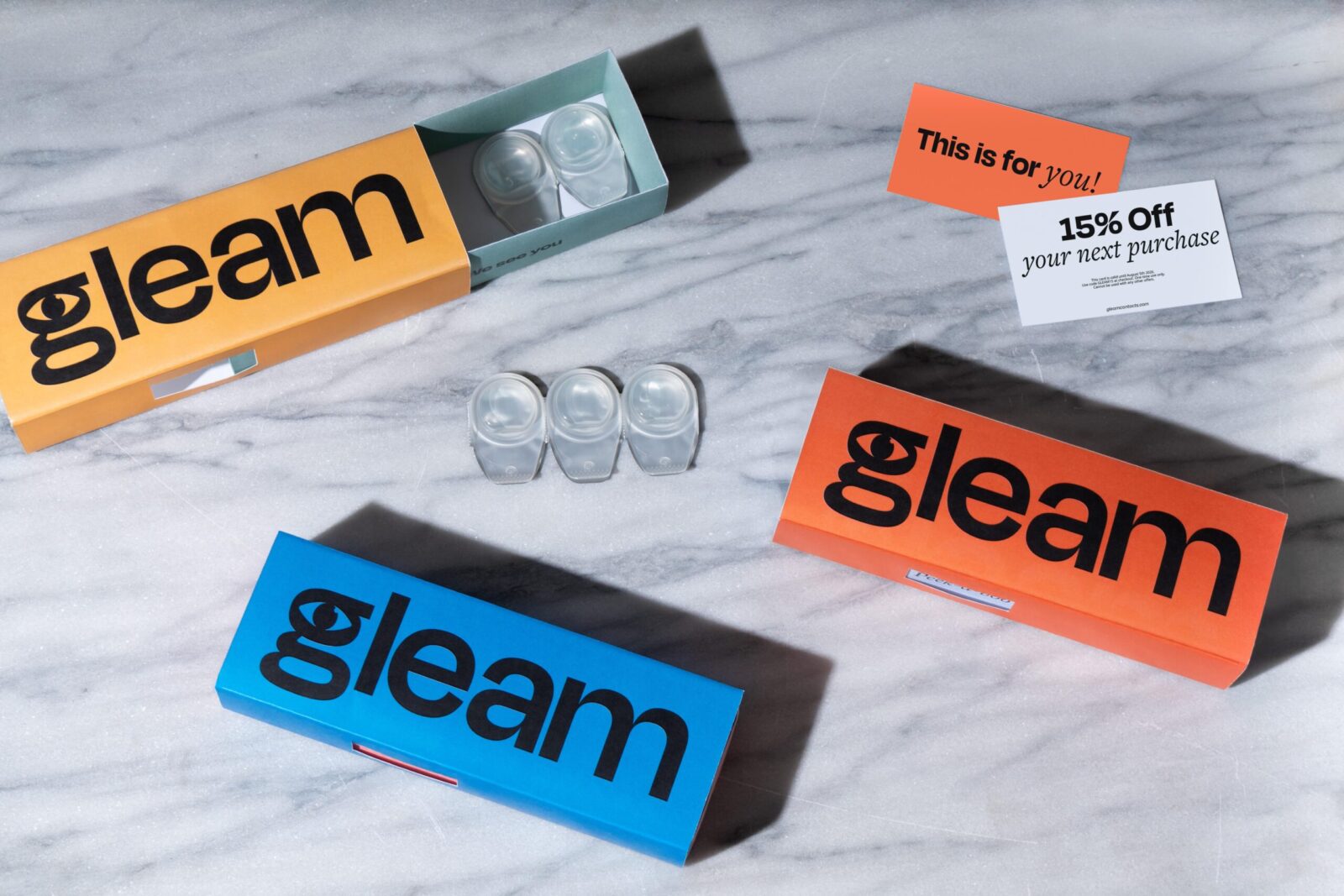 Gleam by Student Alexa Rendon Repositions Daily Contact Lenses as an Effortless Routine