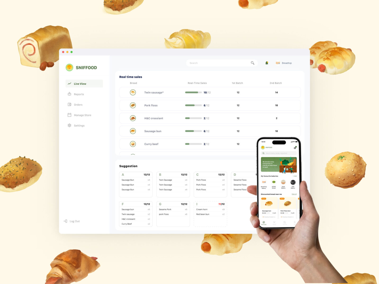 Student Lu Yang Introduces Sniffood as a Data-Driven System to Reduce Bakery Bread Waste