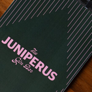 Student Tess Jordahl Designs Juniperus as a Modular Gin Bar Identity With Vintage Elegance
