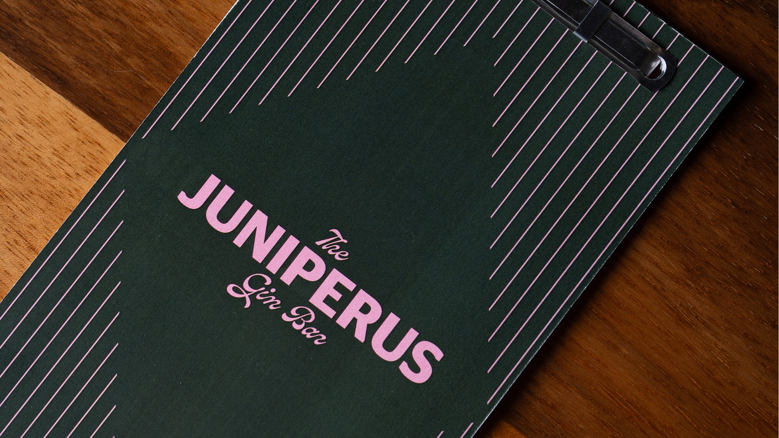 Student Tess Jordahl Designs Juniperus as a Modular Gin Bar Identity With Vintage Elegance