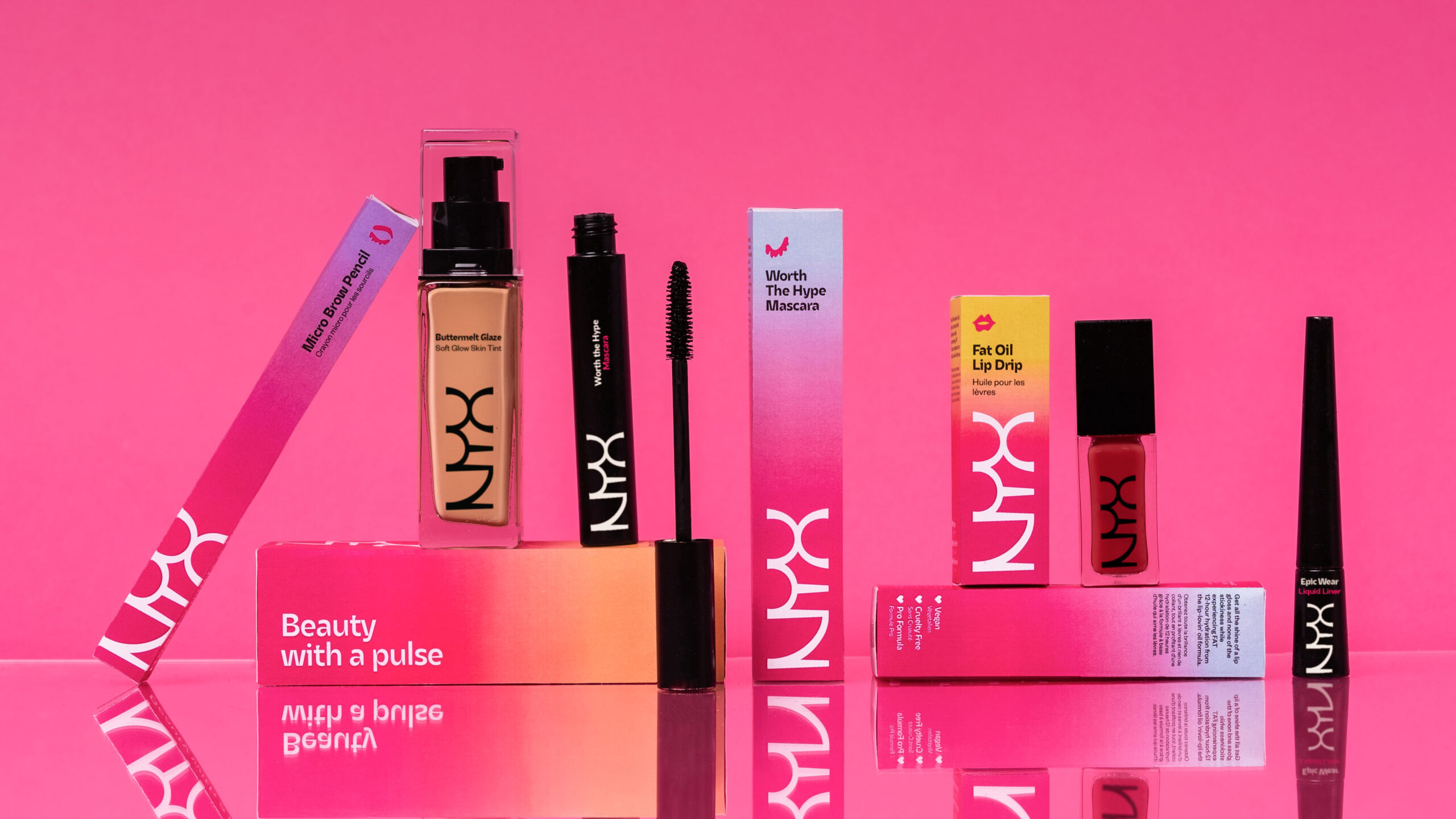 Student Solène Trahand Introduces a Structured and Expressive Rebrand for NYX Cosmetics