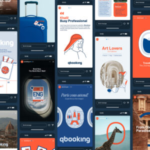 A4DH Branding Services Introduces a Distinctive Window-Led Identity for Qbooking’s Global Travel Experience