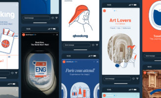 A4DH Branding Services Introduces a Distinctive Window-Led Identity for Qbooking’s Global Travel Experience