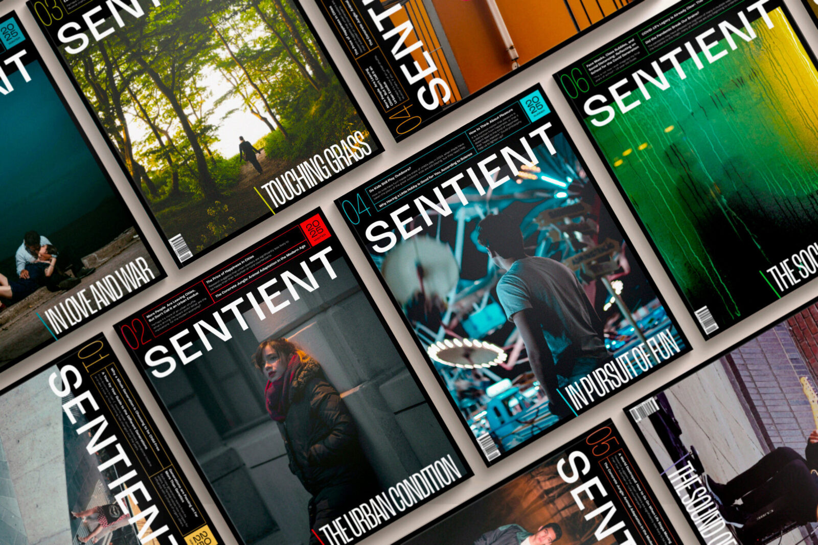 Student Emma Gulij Designs Sentient as a Thought-Driven Editorial Platform for the Digital Age