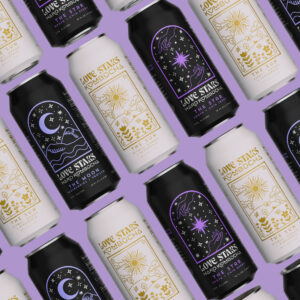 Jazmyne Choi Designs Love Stars as a Celestial Kombucha Packaging System