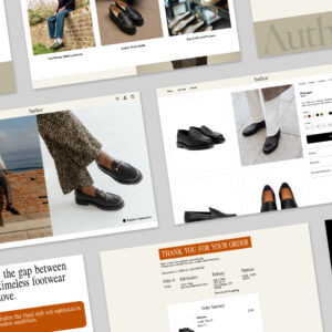 Mark Dabu Elevates the Author Loafer Brand Through a Refined and Editorial Digital Identity