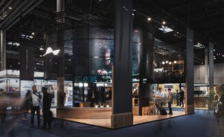 Kind Designs the Stingray Laser Focus Trade Show Experience as an Immersive Vision of Fish Welfare